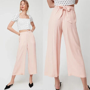 Aritzia Wilfred Faun Ankle Pants Pale Pink Size XXS